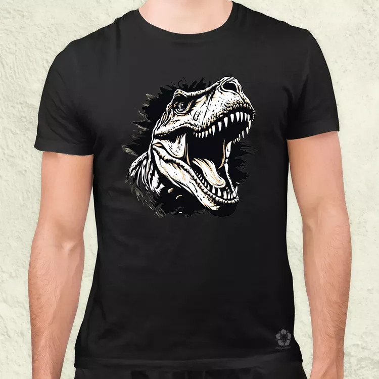 Monochrome T-rex v1 férfi póló