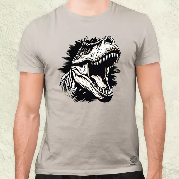 Monochrome T-rex v1 férfi póló