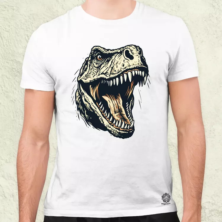 Monochrome T-rex v2 férfi póló