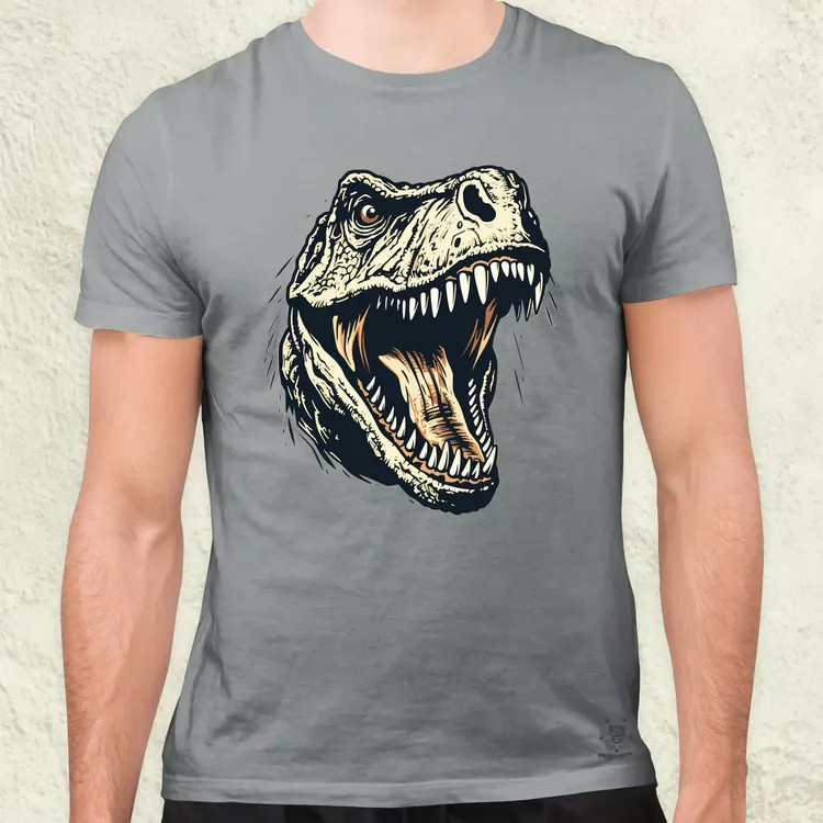 Monochrome T-rex v2 férfi póló
