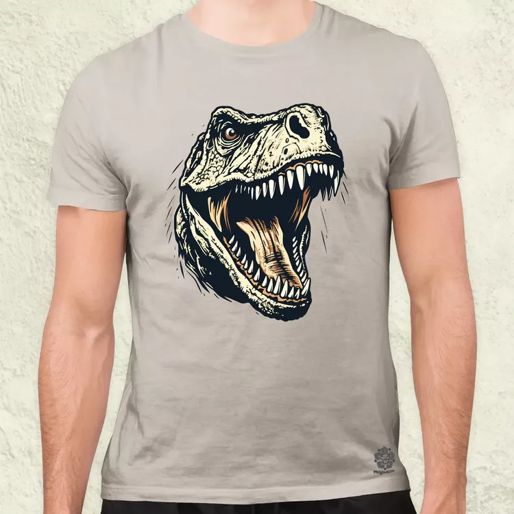 Monochrome T-rex v2 férfi póló