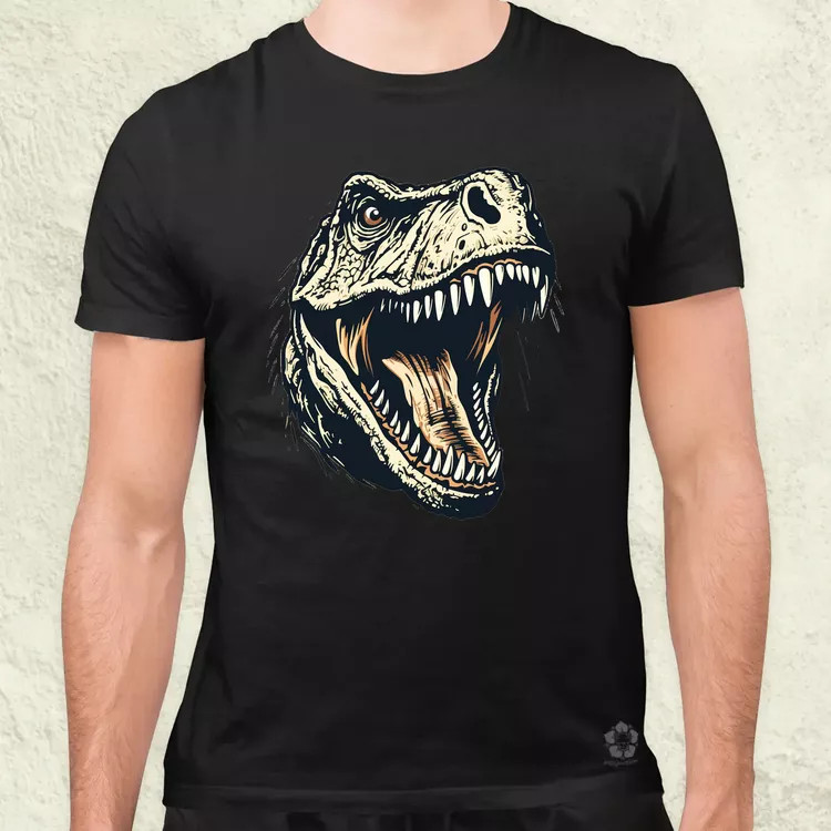 Monochrome T-rex v2 férfi póló
