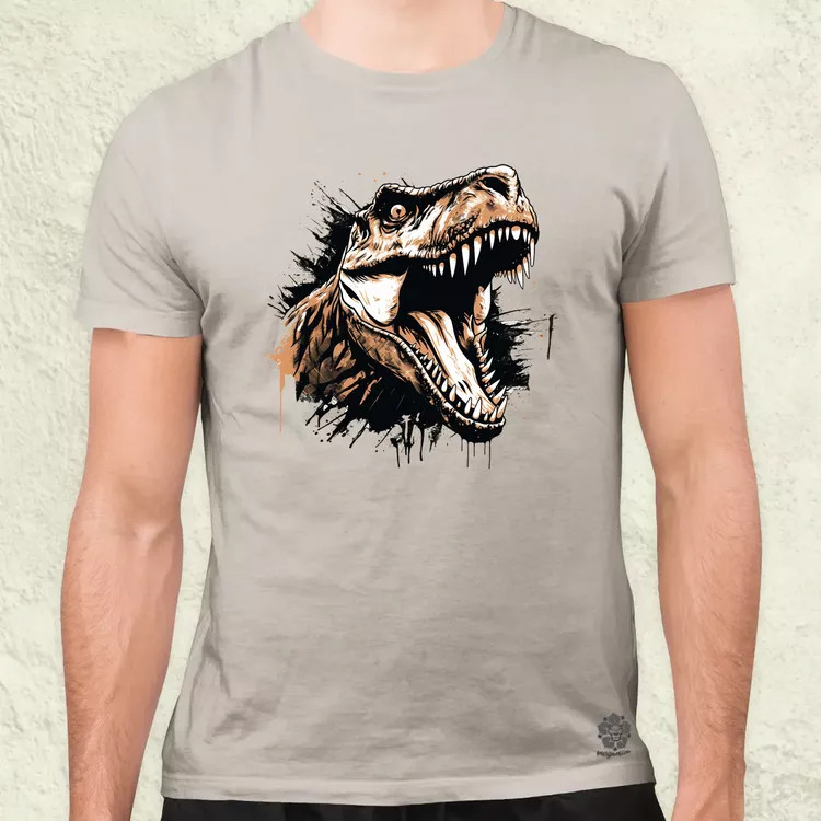 Monochrome T-rex v3 férfi póló
