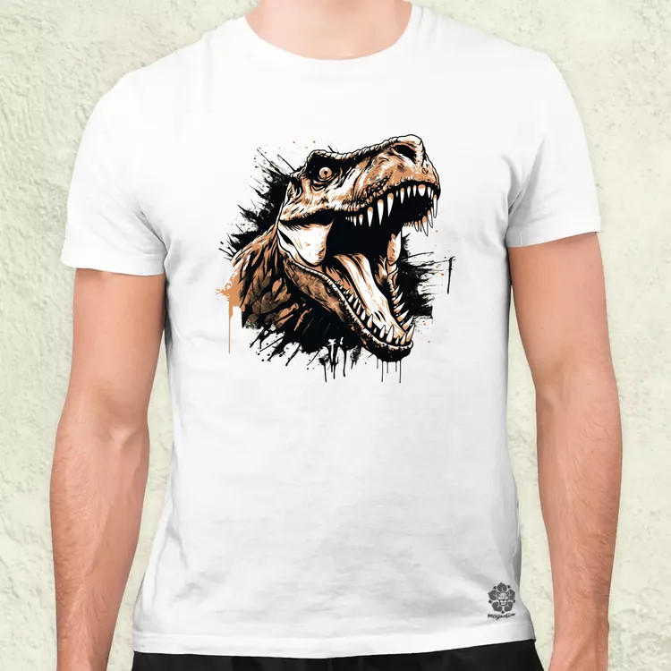 Monochrome T-rex v3 férfi póló