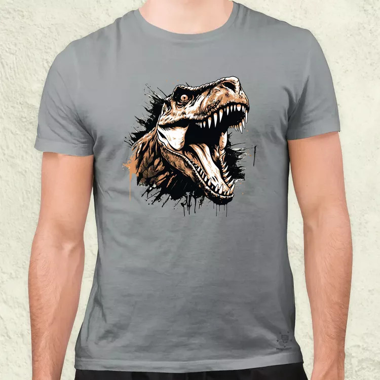 Monochrome T-rex v3 férfi póló