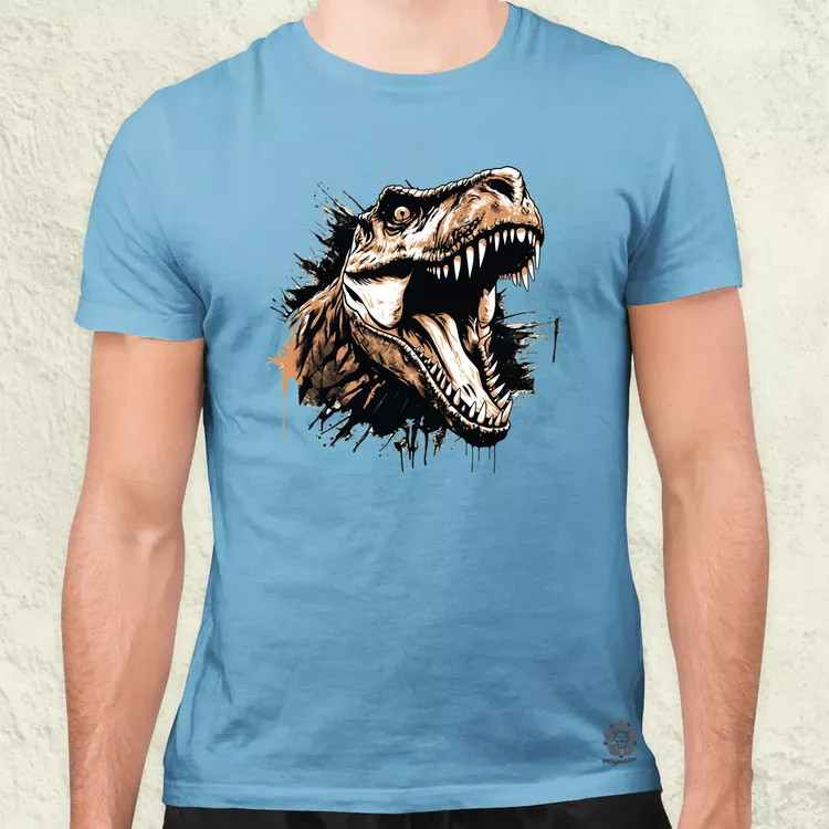 Monochrome T-rex v3 férfi póló