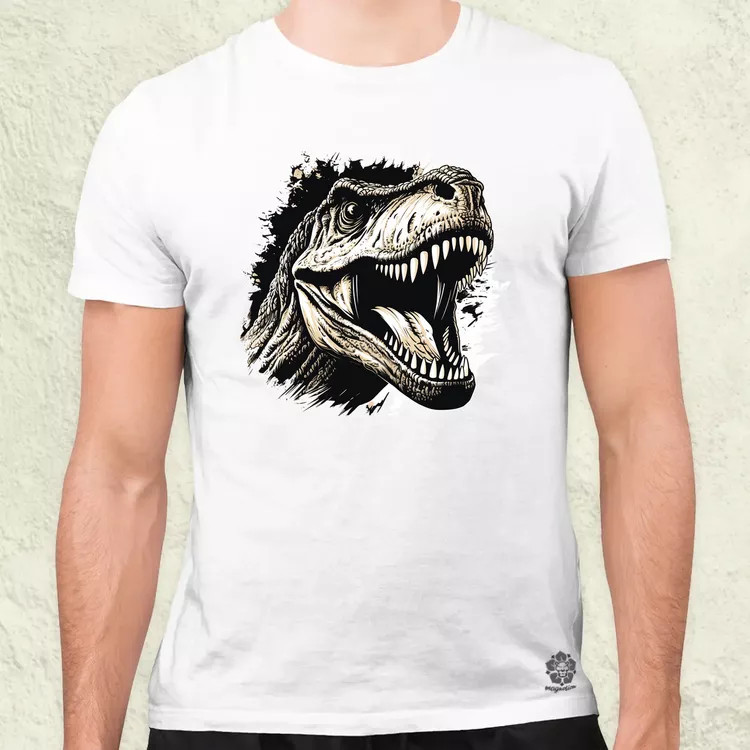 Monochrome T-rex v4 férfi póló