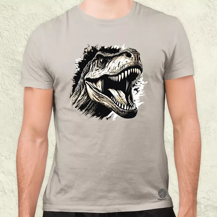 Monochrome T-rex v4 férfi póló