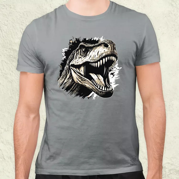 Monochrome T-rex v4 férfi póló