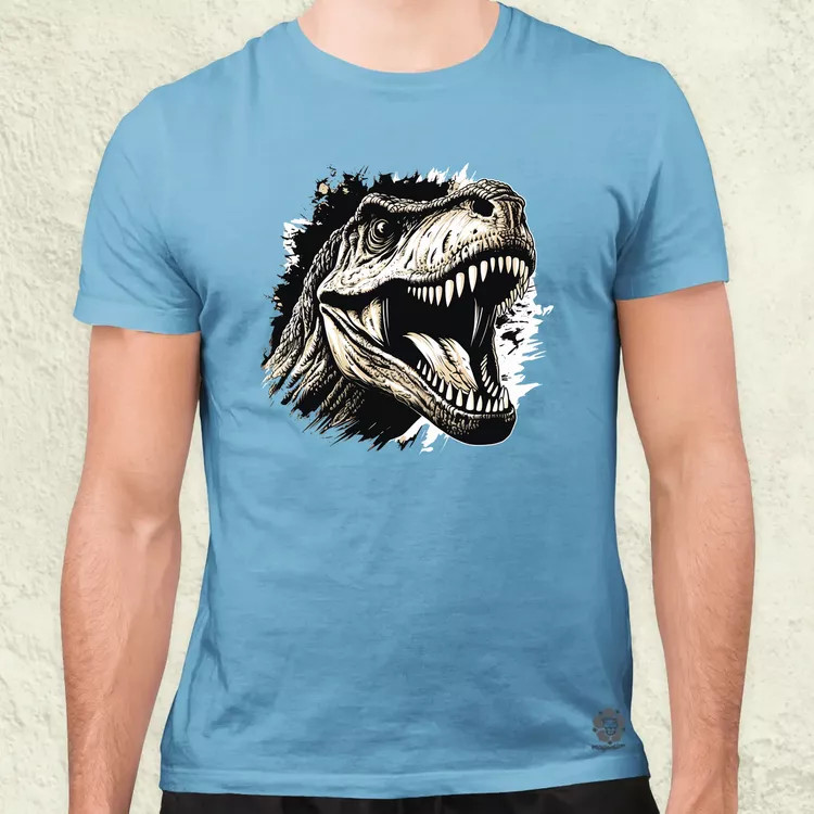Monochrome T-rex v4 férfi póló