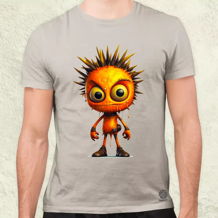 Narancs punk srác v1 férfi póló