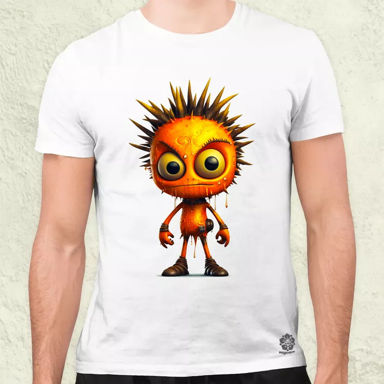 Narancs punk srác v1 férfi póló