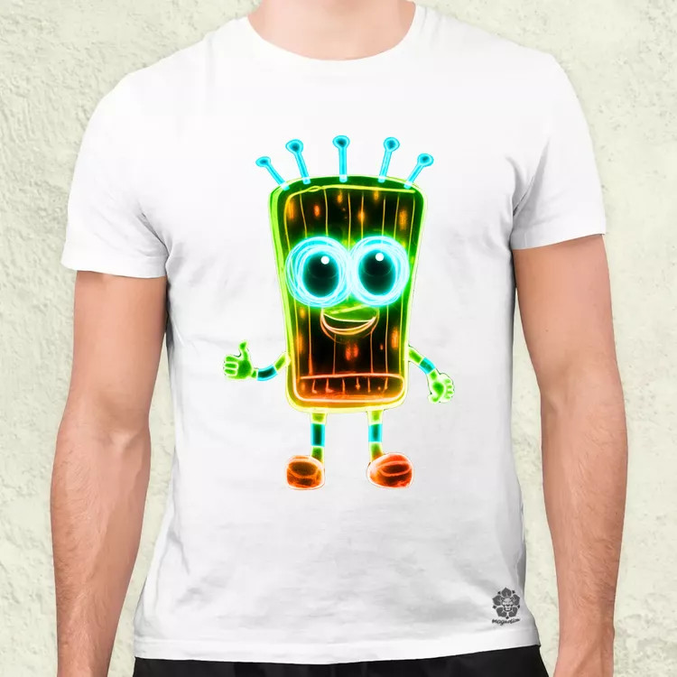 Neon szivacs fantázia v2 férfi póló