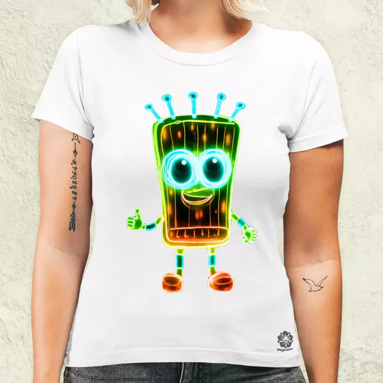 Neon szivacs fantázia v2 női póló