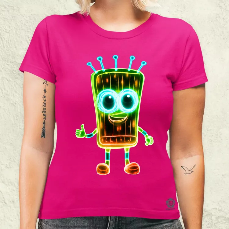 Neon szivacs fantázia v2 női póló