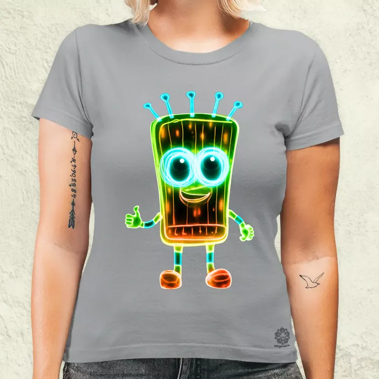 Neon szivacs fantázia v2 női póló