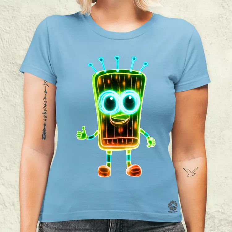 Neon szivacs fantázia v2 női póló
