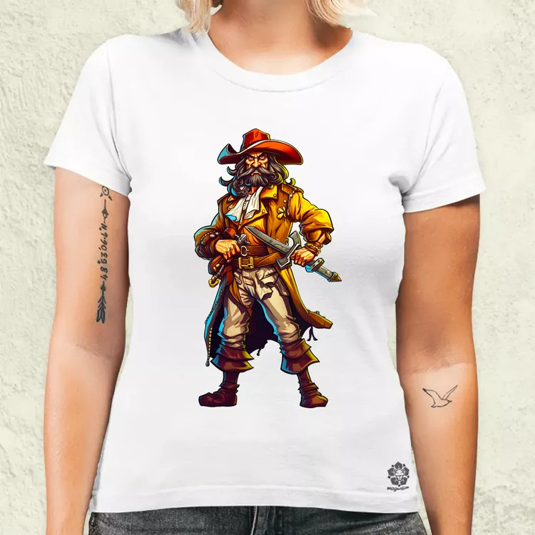 Rajzfilm kalóz v3 női póló