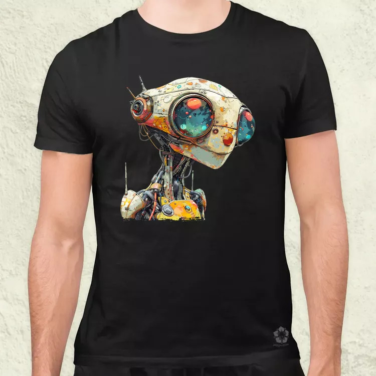 Robot lény v2 férfi póló