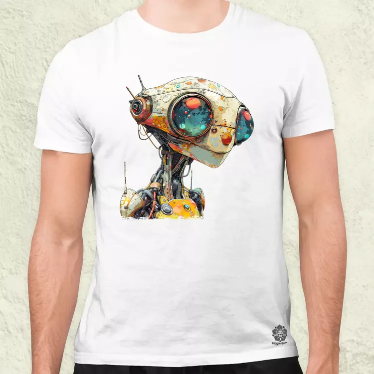 Robot lény v2 férfi póló