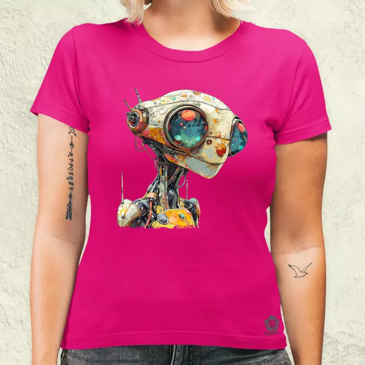 Robot lény v2 női póló