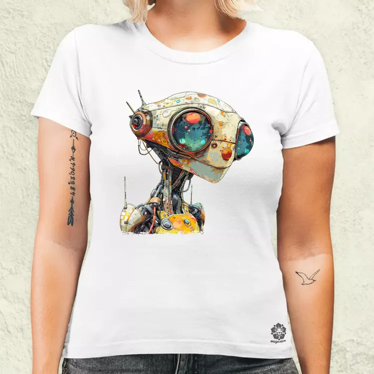Robot lény v2 női póló