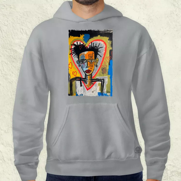 Basquiat digitális művészet v2 férfi pulóver