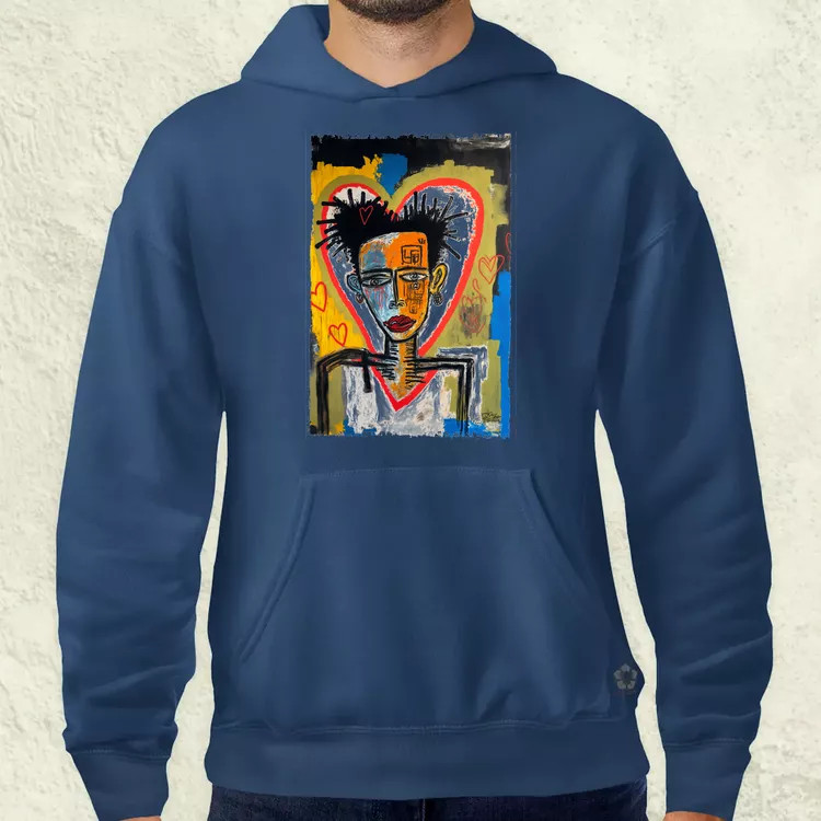 Basquiat digitális művészet v2 férfi pulóver