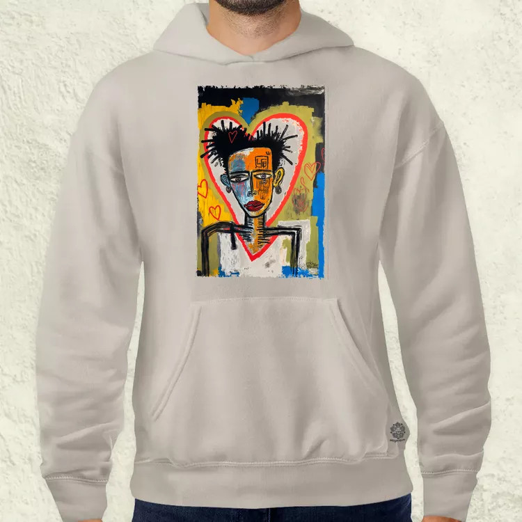 Basquiat digitális művészet v2 férfi pulóver