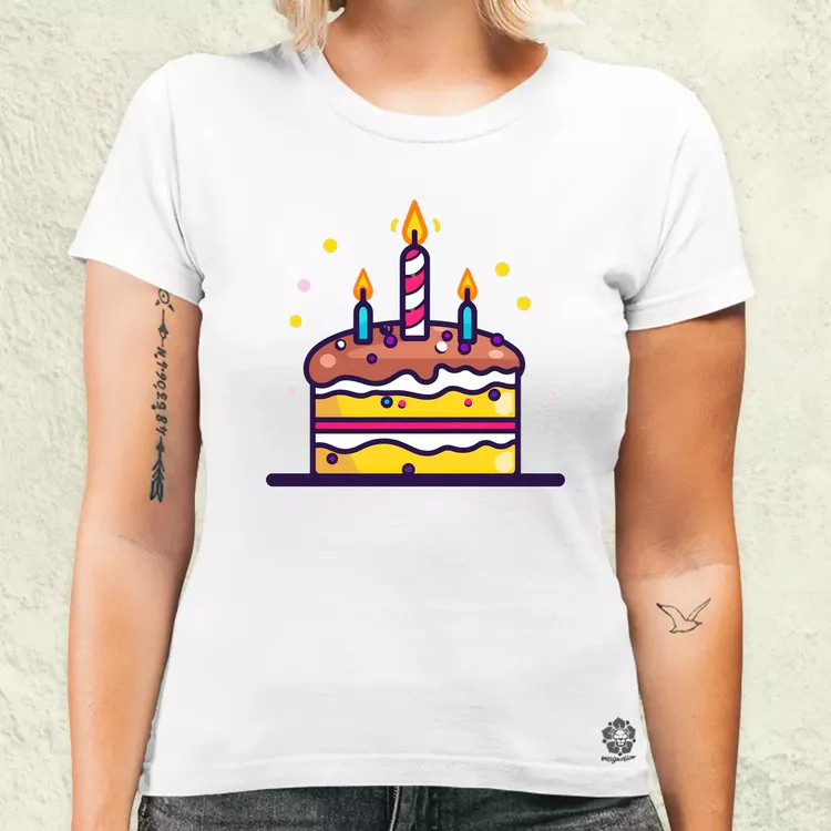 Vektor torta v1 női póló