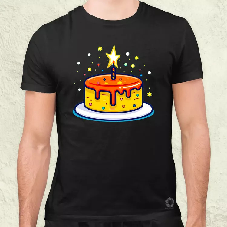 Vektor torta v4 férfi póló