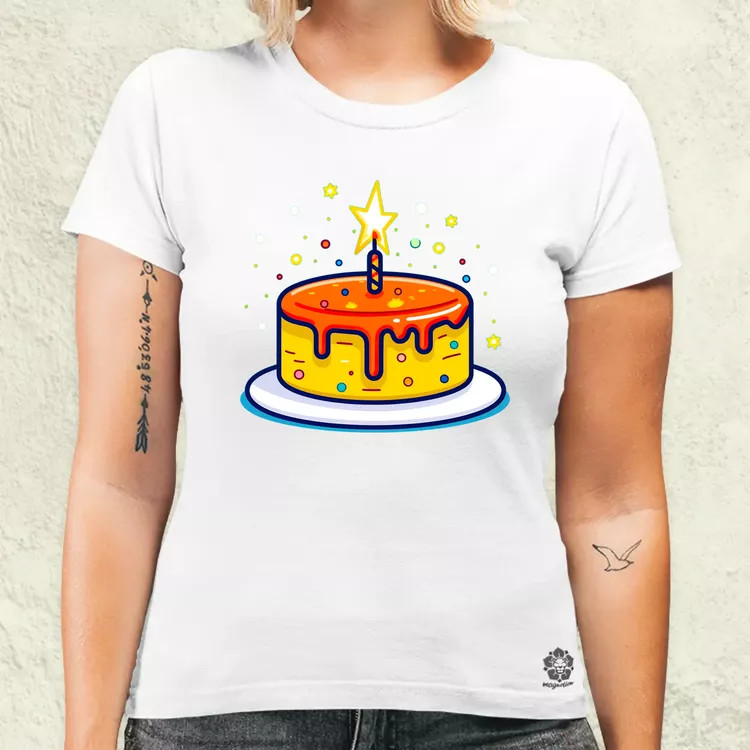 Vektor torta v4 női póló