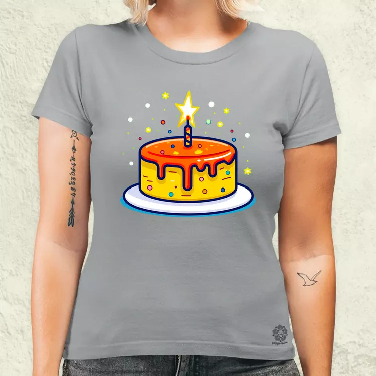 Vektor torta v4 női póló