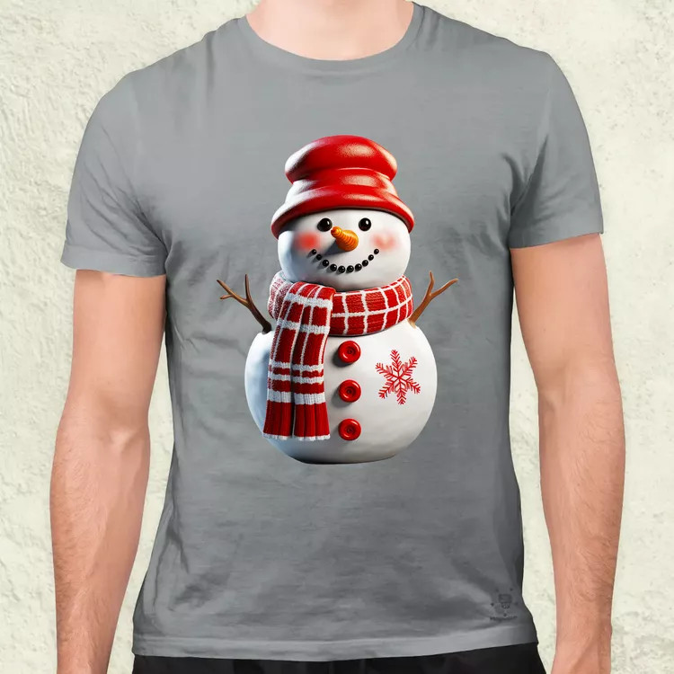 XMAS hóember v1 férfi póló