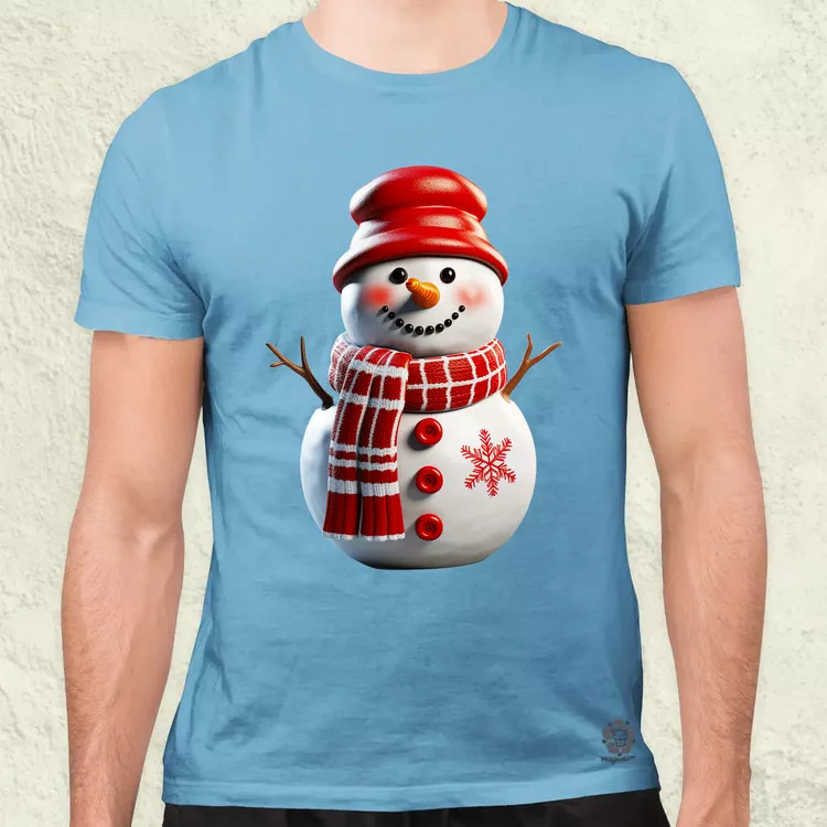 XMAS hóember v1 férfi póló