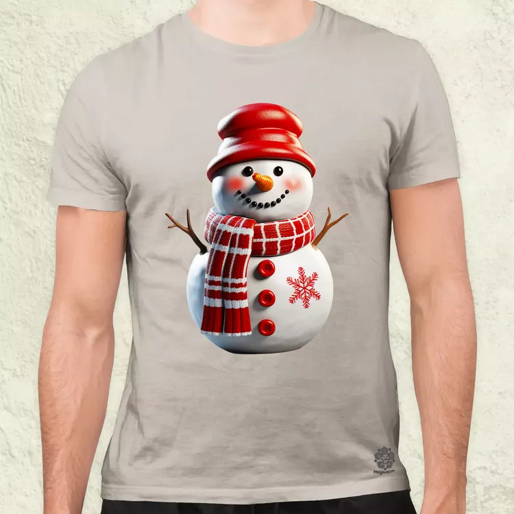 XMAS hóember v1 férfi póló