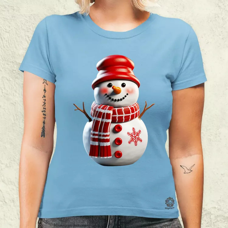 XMAS hóember v1 női póló