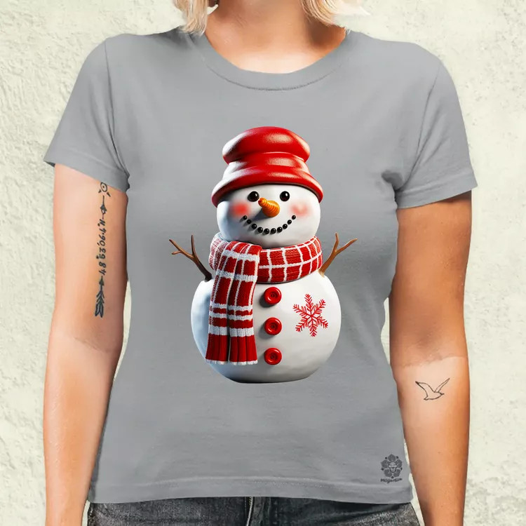 XMAS hóember v1 női póló