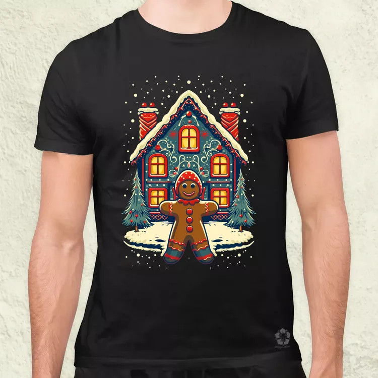 XMAS mézeskalács v1 férfi póló