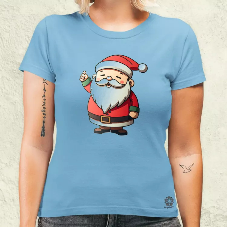 Xmas Mikulás v2 női póló