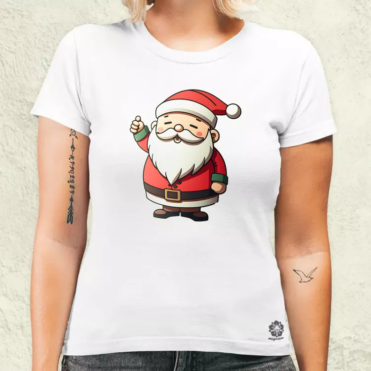 Xmas Mikulás v2 női póló