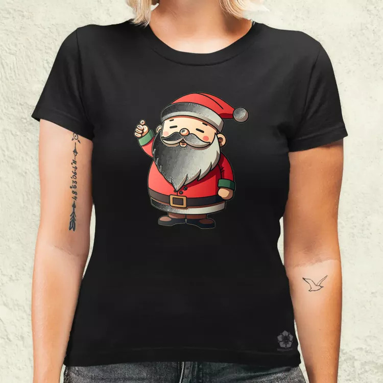 Xmas Mikulás v2 női póló