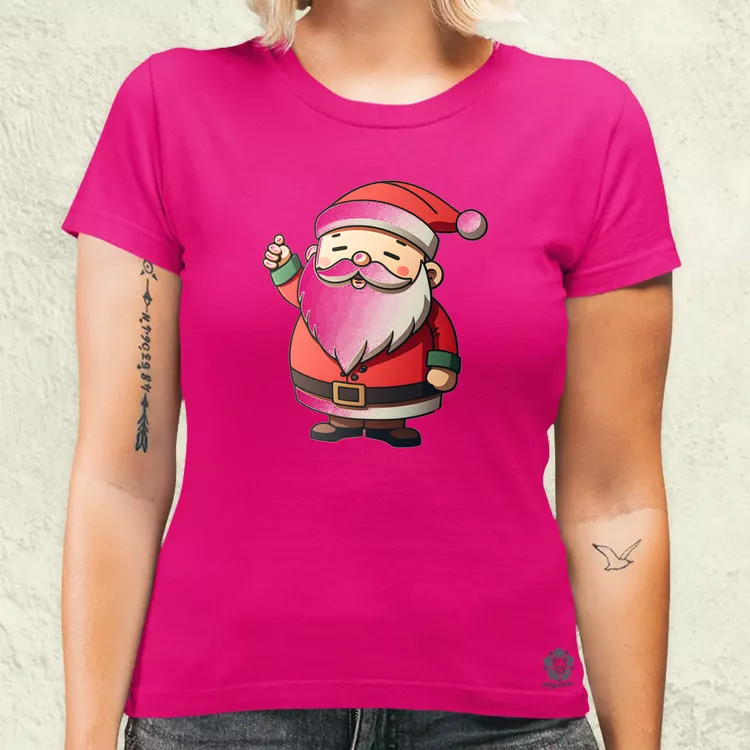 Xmas Mikulás v2 női póló