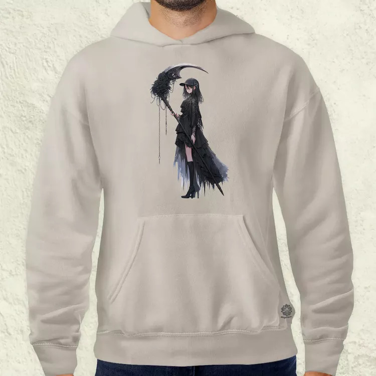 Anime kaszás lány v1 férfi pulóver