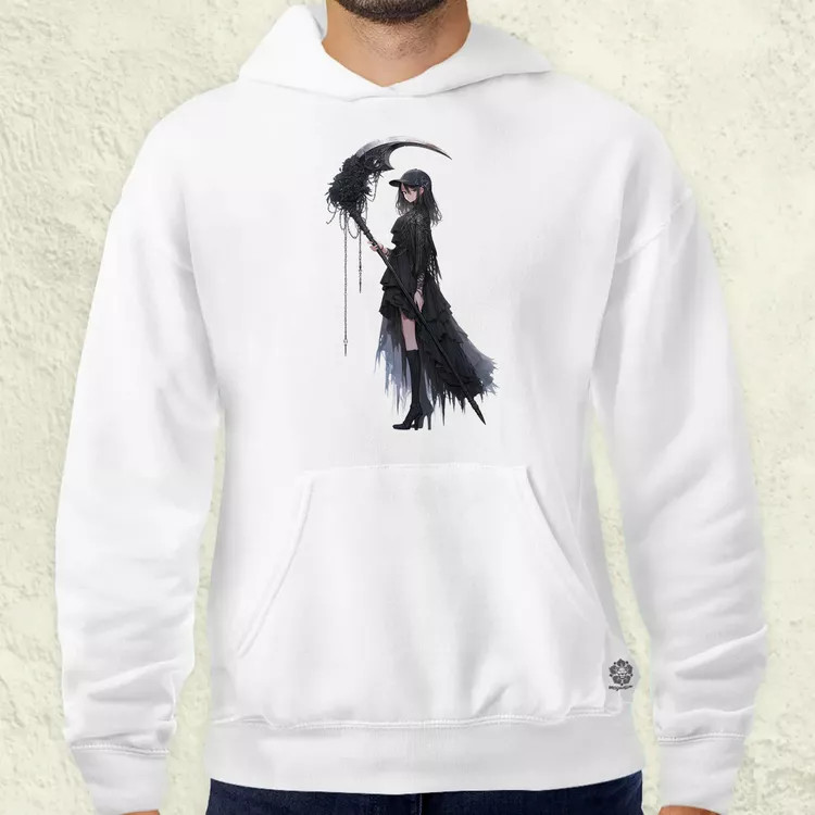 Anime kaszás lány v1 férfi pulóver