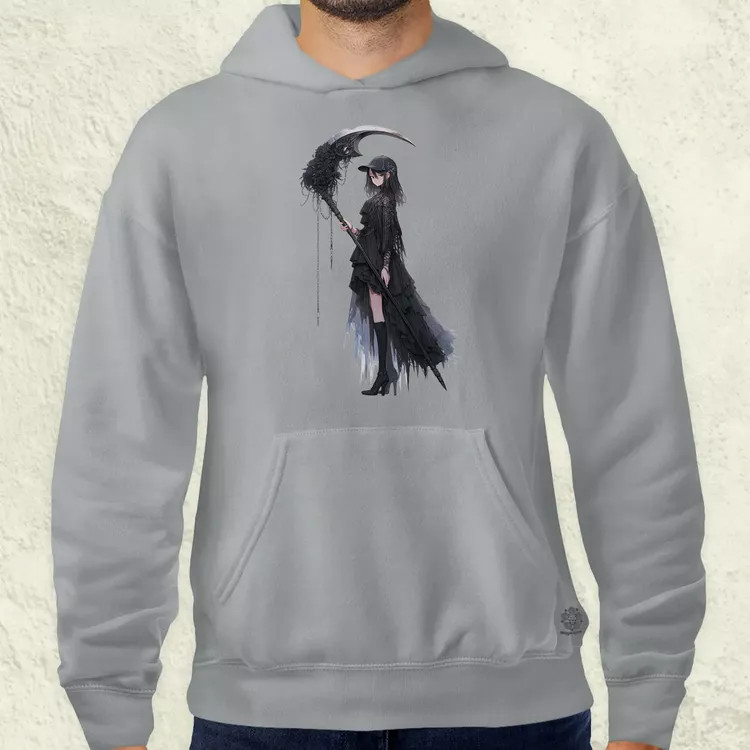 Anime kaszás lány v1 férfi pulóver