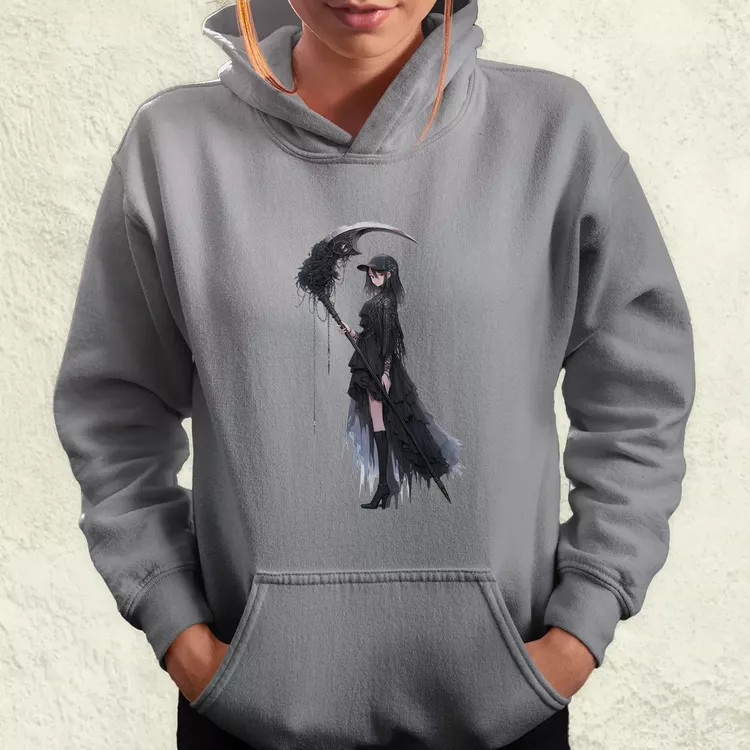 Anime kaszás lány v1 női pulóver