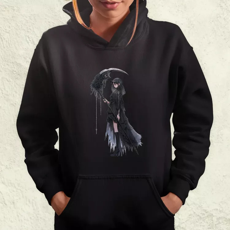 Anime kaszás lány v1 női pulóver