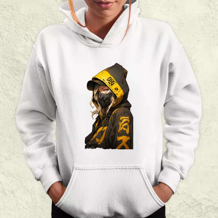 Anime lány pózol v1 női pulóver