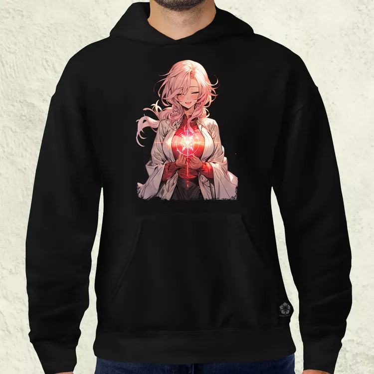 Anime varázslónő v1 férfi pulóver